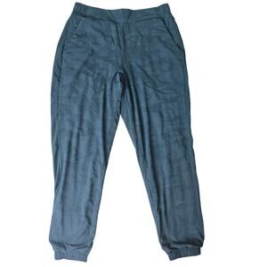 Brooklyn Textured Lined Ankle Pant - Black Camo Lux - Size 10 - 631615